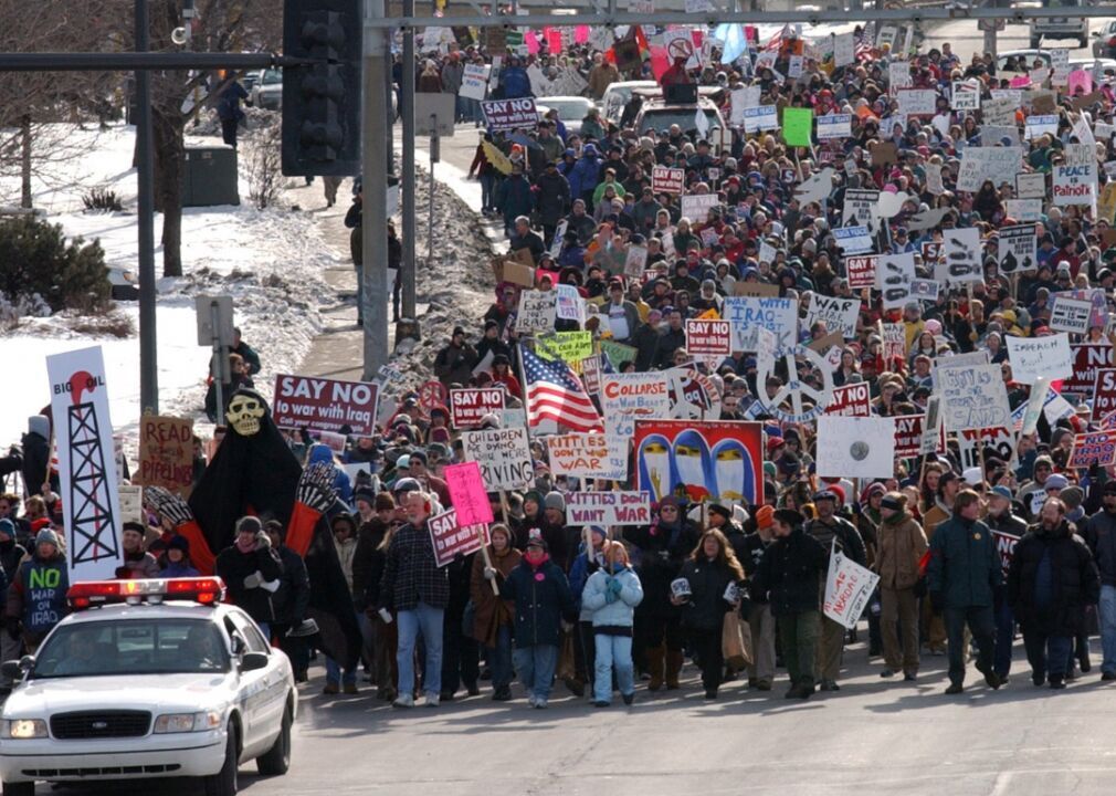 2003: Iraq War protests